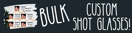 Bulk Custom Shot Glasses Now Available at Instantly Unique Gifts!
