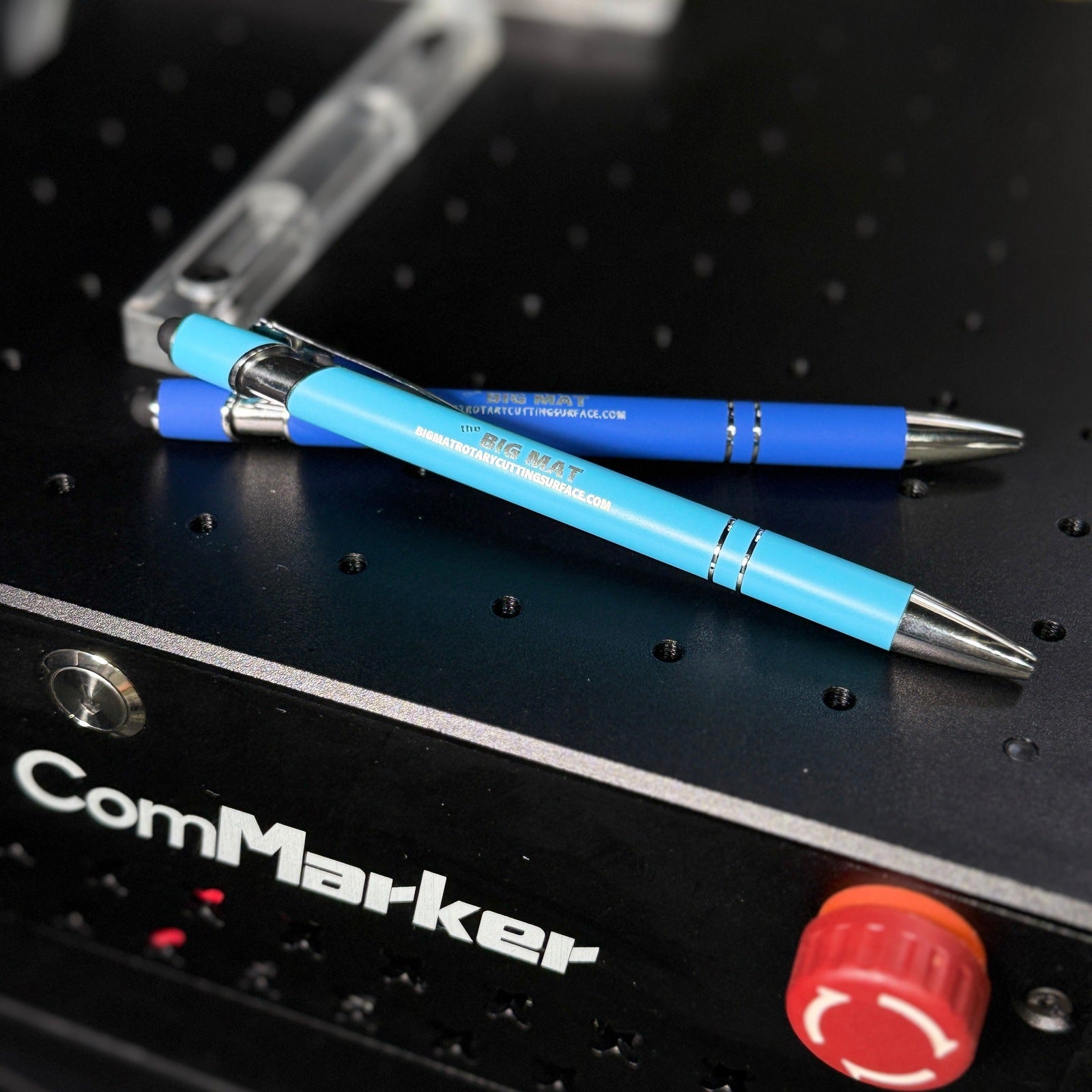 Bulk Custom Engraved Logo Black Ball Point Ink Pens with Stylus – Personalized Business Promotional Mixed Color Pens