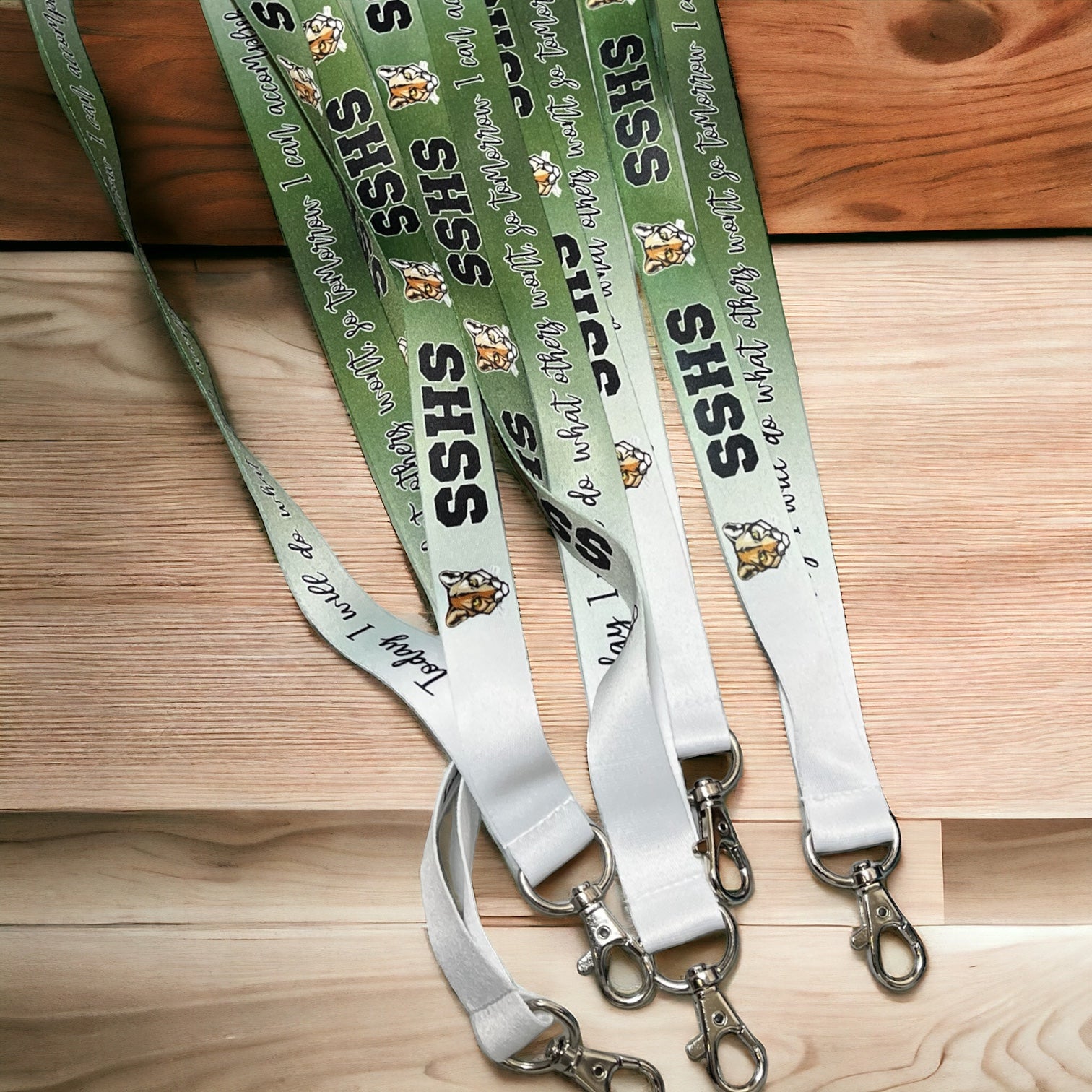 Customized Business Logo Promotional Event Lanyards - Personalized Convention Badge Holders - Bulk Discounts Available