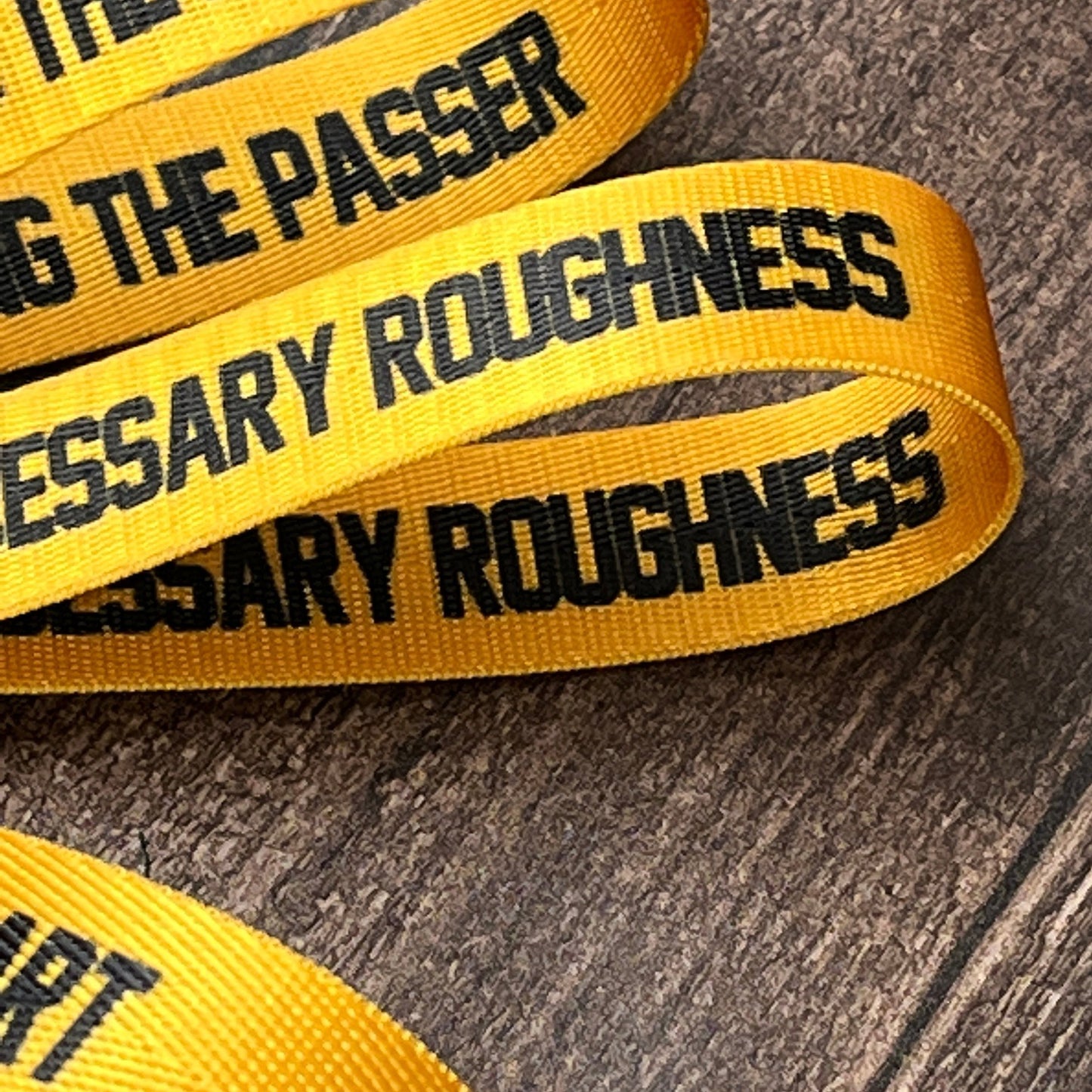 Football Penalty Flag Yellow Nylon Keychain - You pick your penalty!