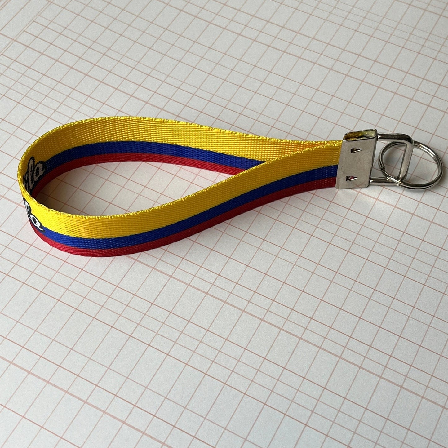 "Mila" Colombia Nylon Keychain Key Fob - Clearanced Extra Item