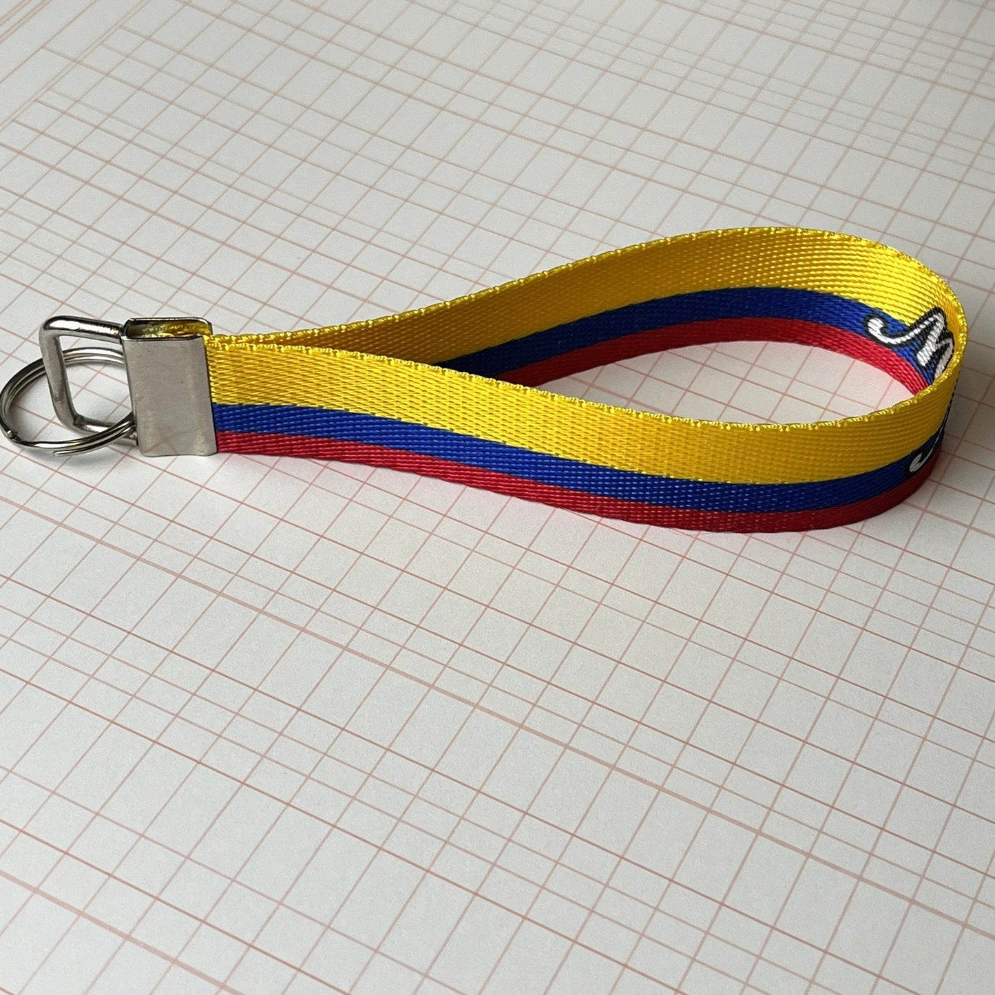 "Mila" Colombia Nylon Keychain Key Fob - Clearanced Extra Item