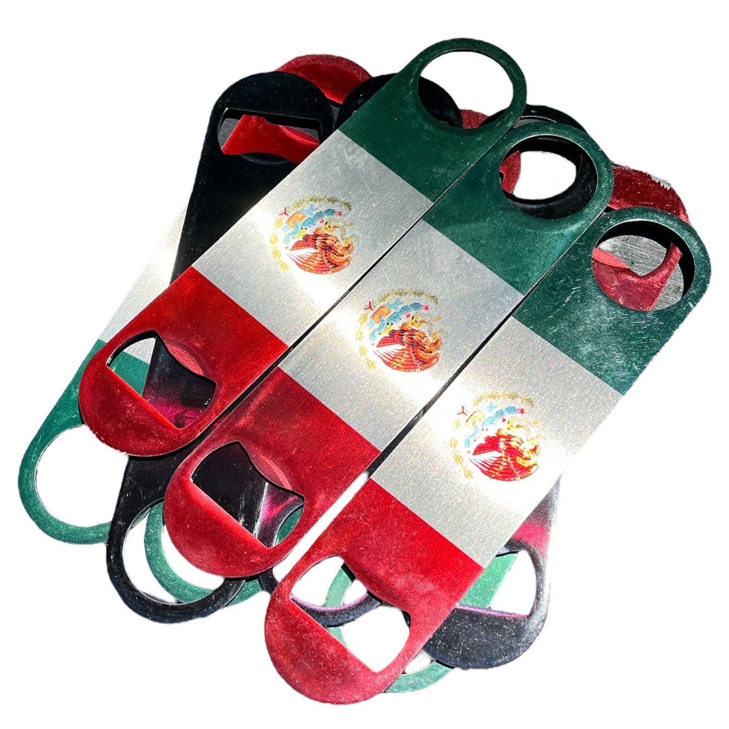 Imperfect Mexico Stainless Steel Bottle Openers - OOPS - Clearanced Final Sale - 1 Each