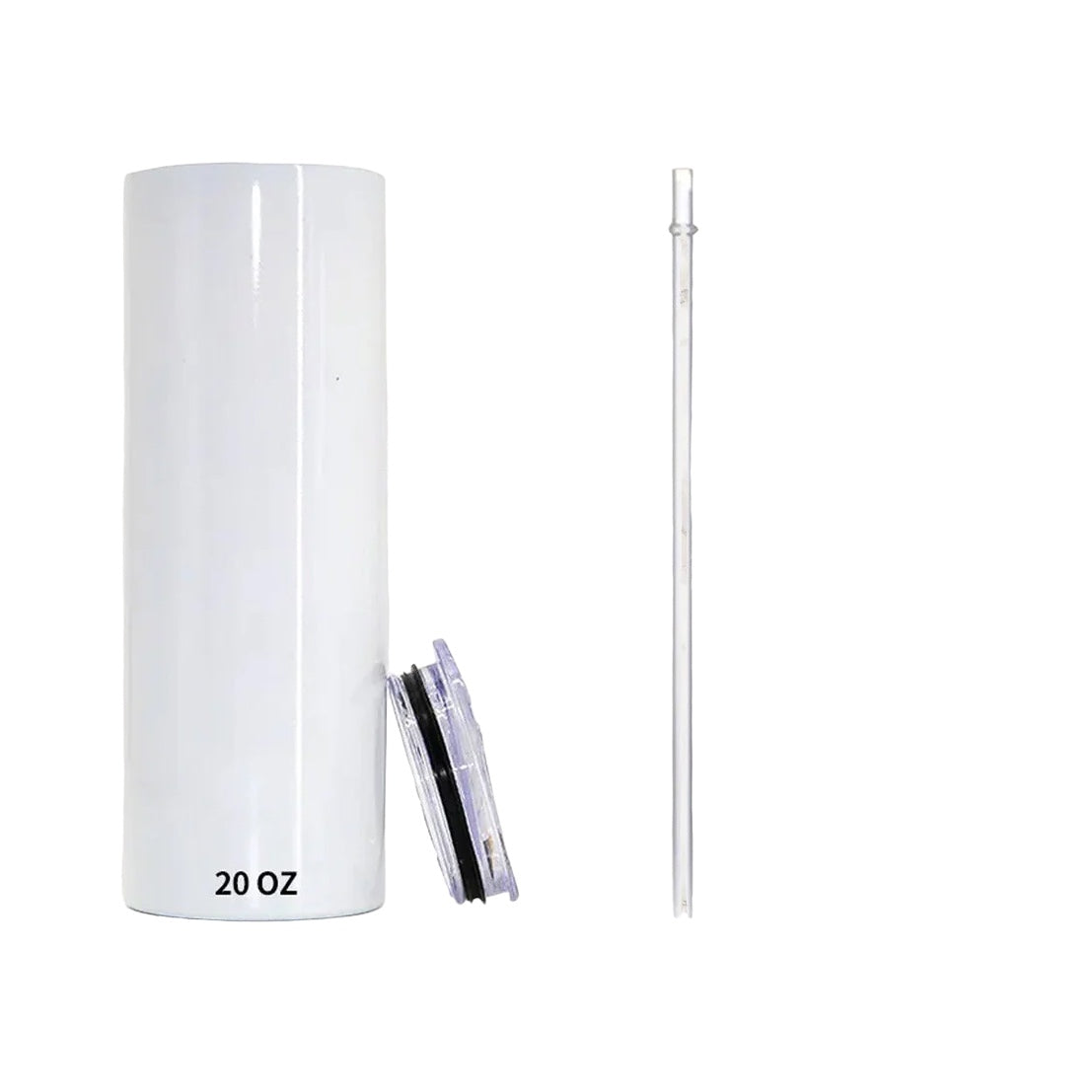 Inflated Watermelon Pattern 20 ounce Stainless Steel Tumbler with Lid and Reusable Straw