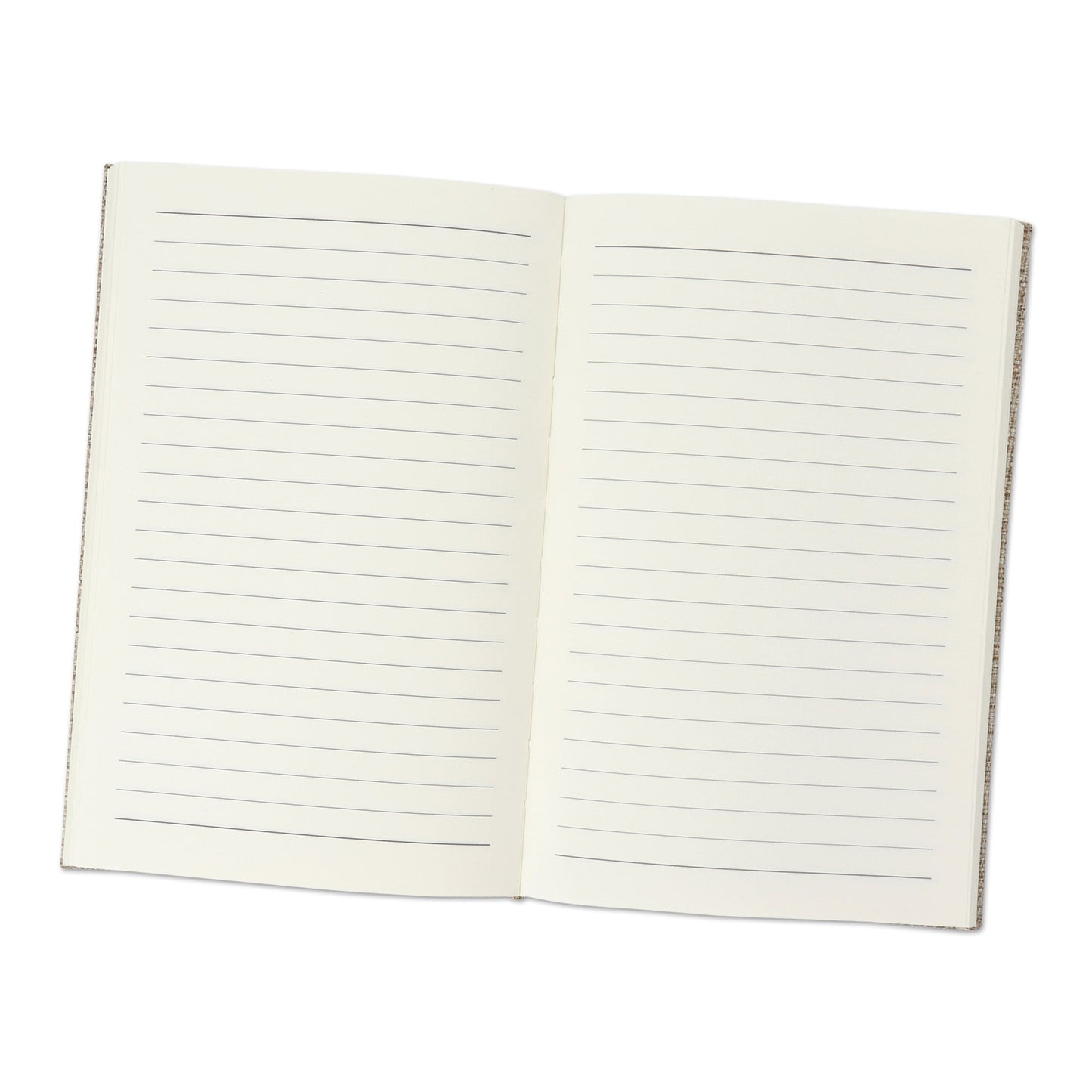 No One Can Make Me Feel Inferior - Affirmation Quote Burlap Notebook Journal with Lined Pages