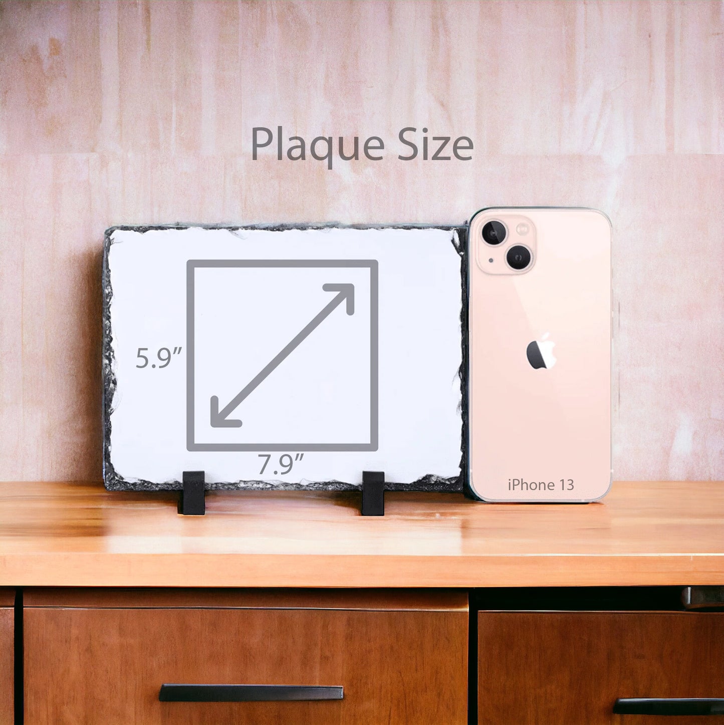 2024 Graduate Photo Collage Custom Photo Slate with Stand