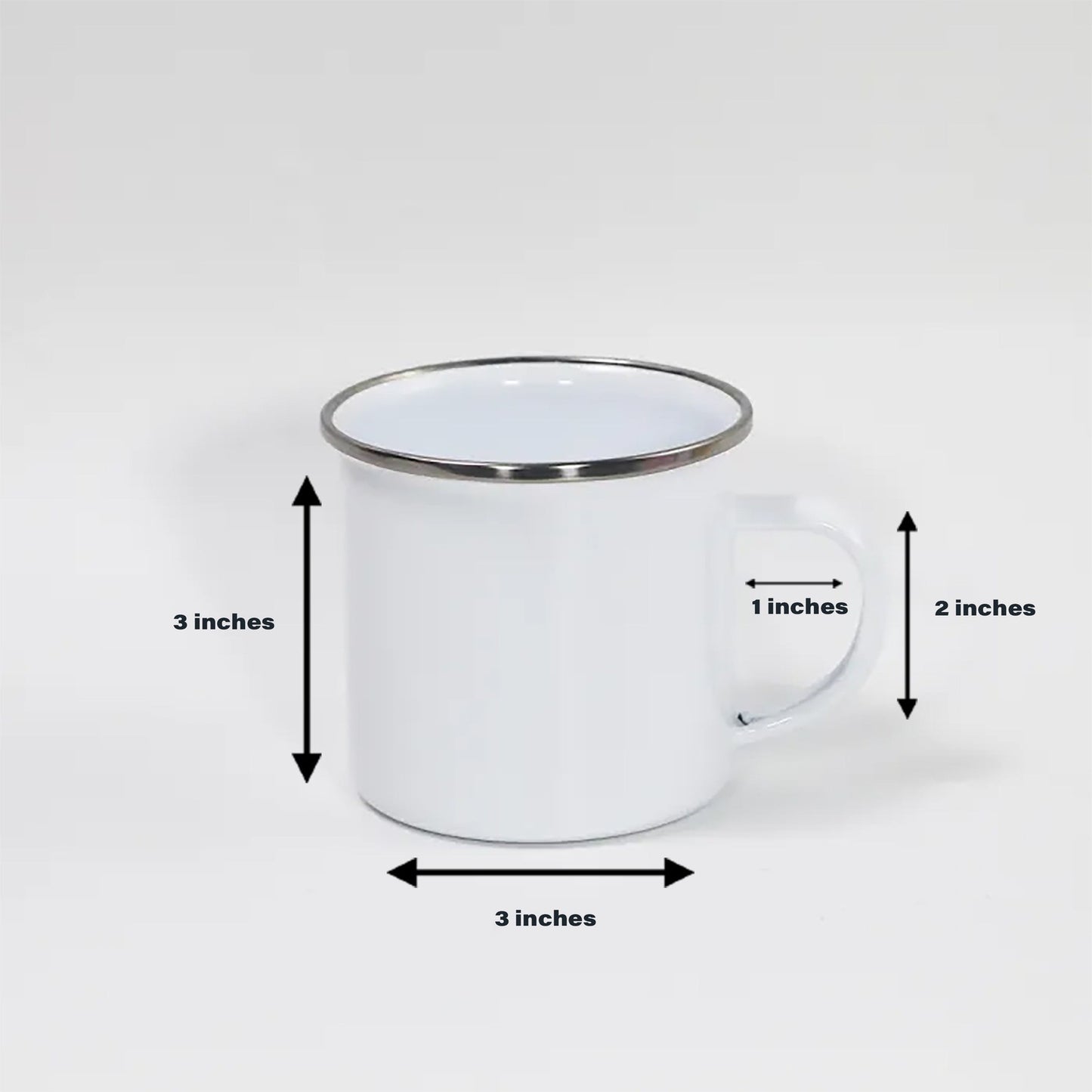 Bad A** Dad Beard 12oz Enamel Mug