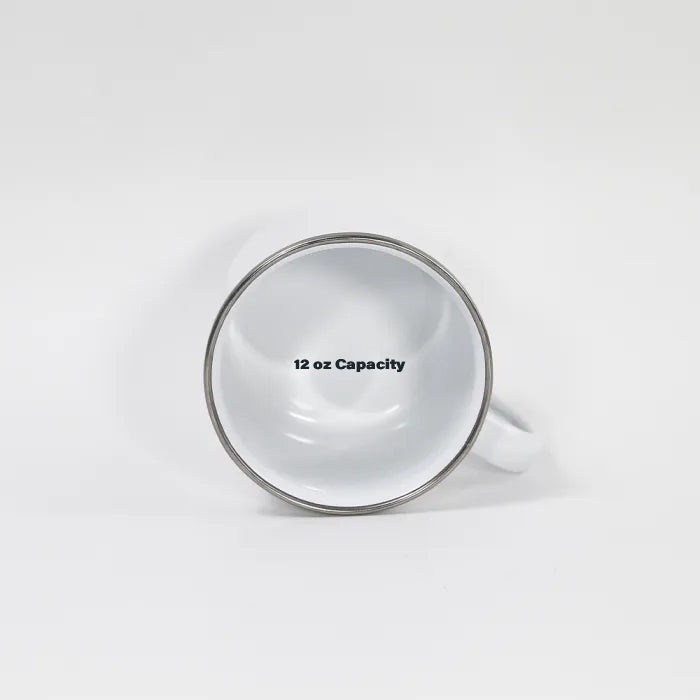 Bad A** Dad Beard 12oz Enamel Mug