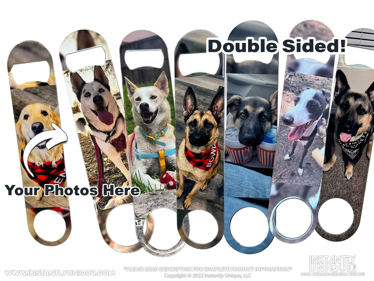 Custom Bar Key Bottle Opener - Full Color With Your Personalized Photos