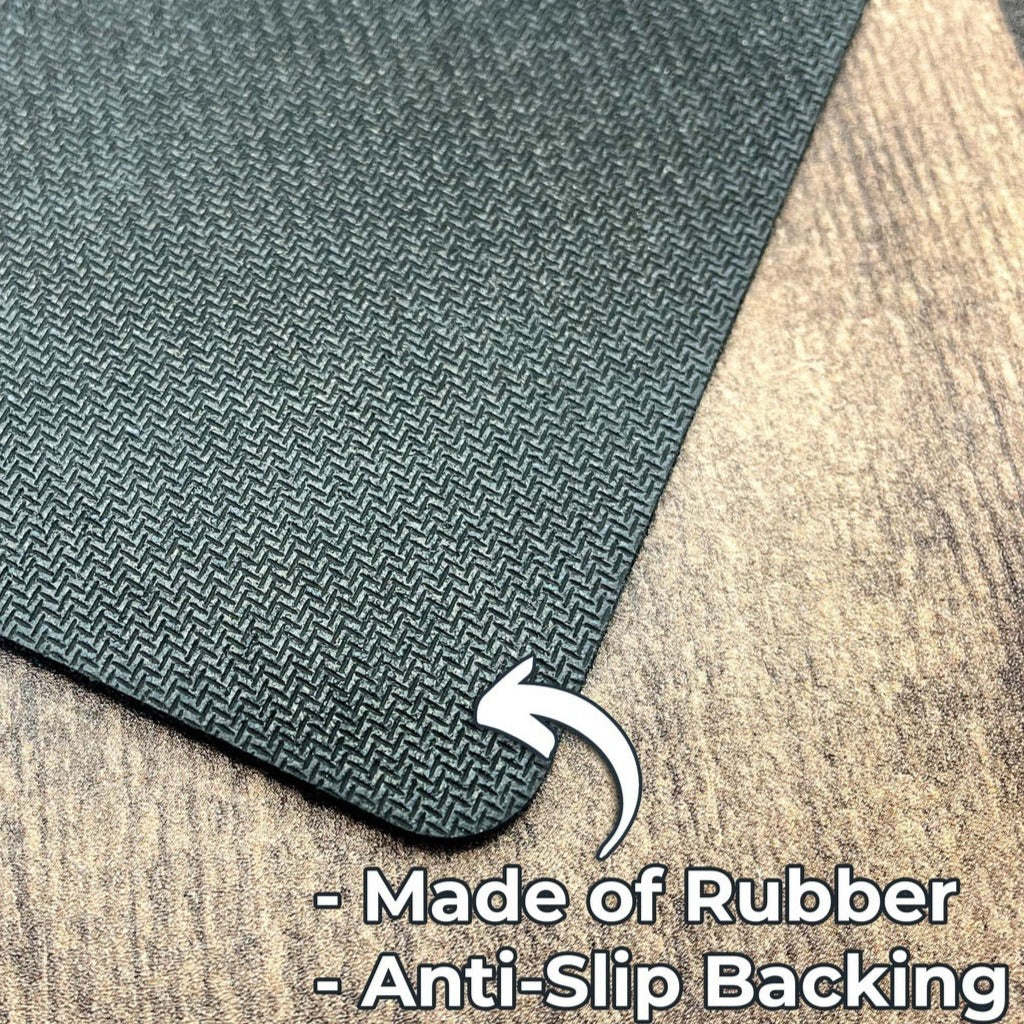 Custom Business Logo Circle Rubber Coasters - Bulk Discounts, No Minimum Order!