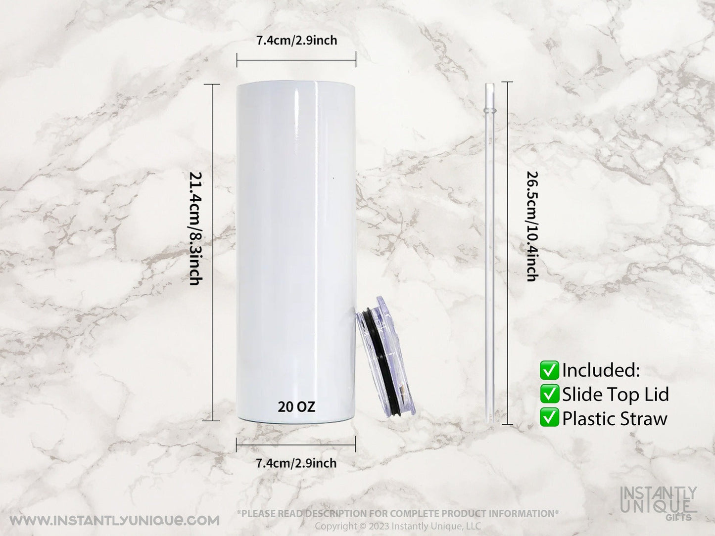 Custom Business Logo Patch Faux Blue Jeans Tumbler