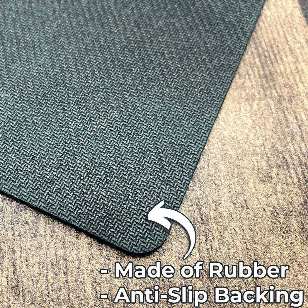 Custom Business Logo Square Rubber Coasters - Bulk Discounts, No Minimum Order!