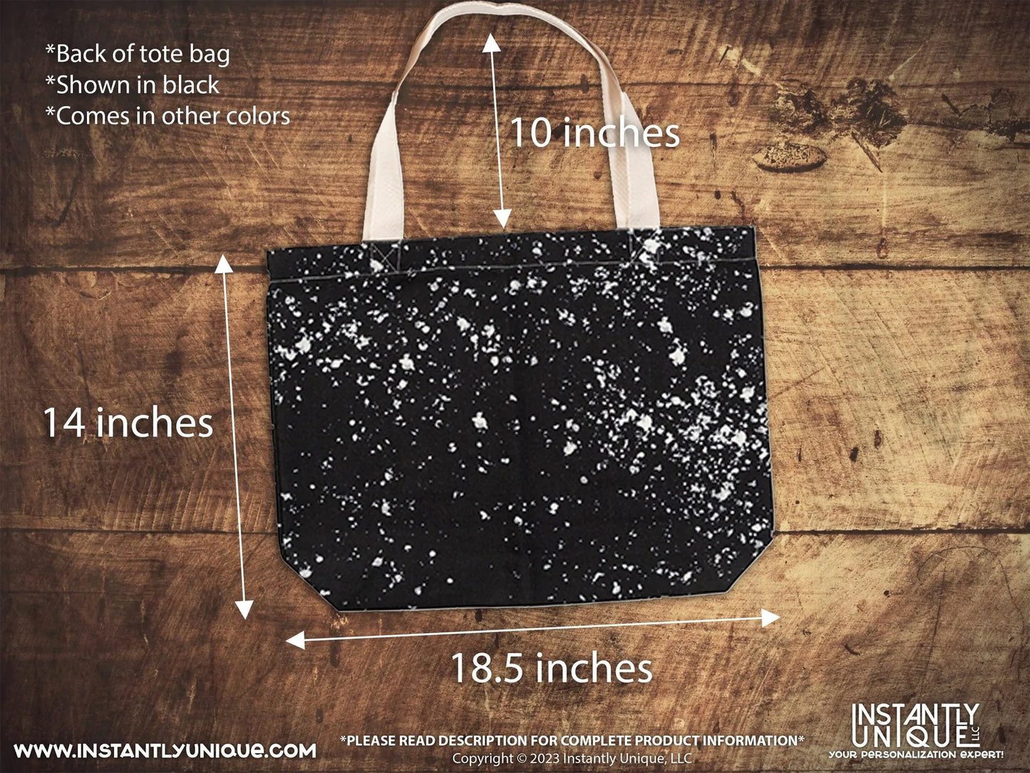 Custom Business Logo Tote Bag - Bleach Design Promotional Tote Bags