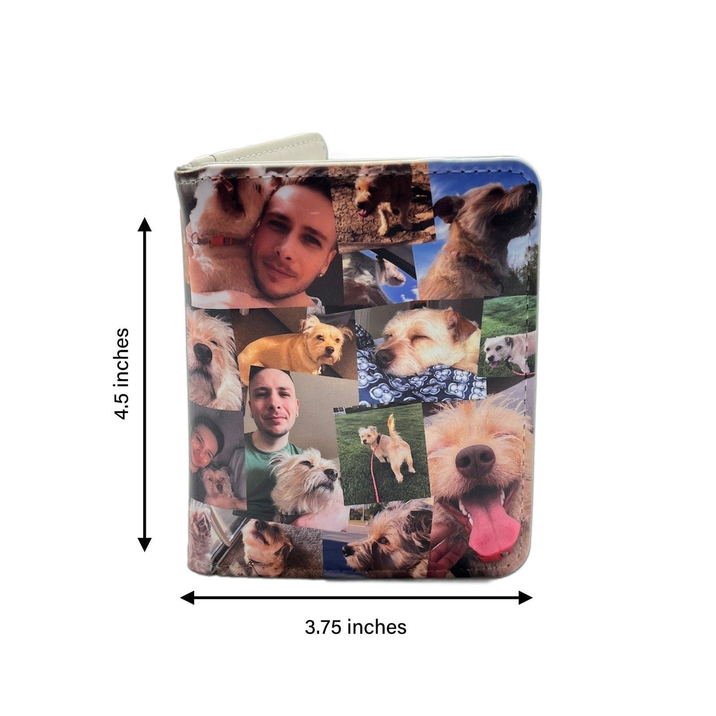 Custom Slim Wallet Card Holder with ID Window