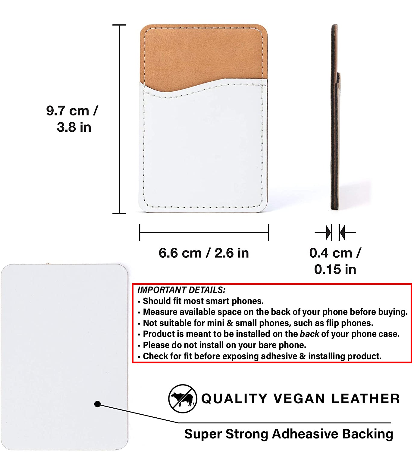 Football Pattern Personalized Monogram Stick On Phone Wallet - Add Your Custom Monogram