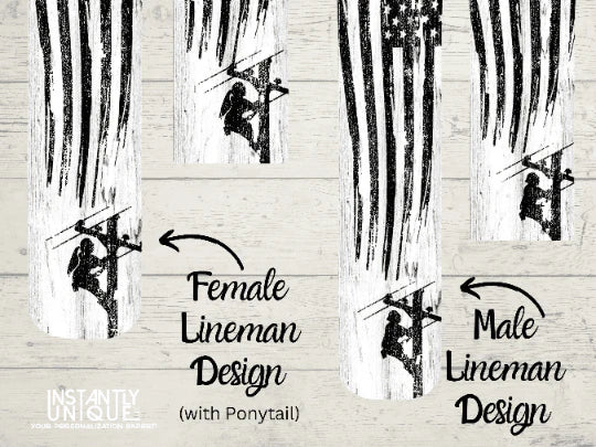 Lineman or Linewoman Smart Watch Band, Compatible with Apple Watch, Samsung Galaxy Watch