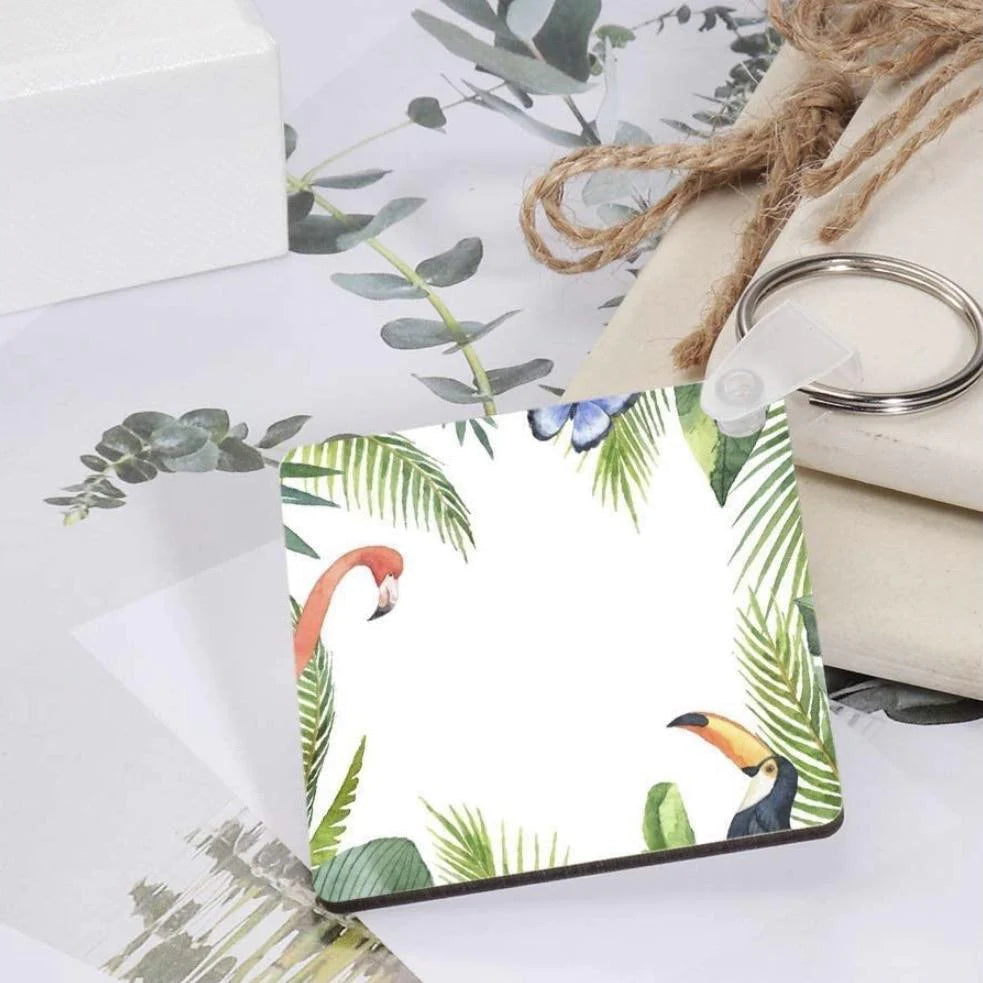 Your Photo Hardboard Keychain