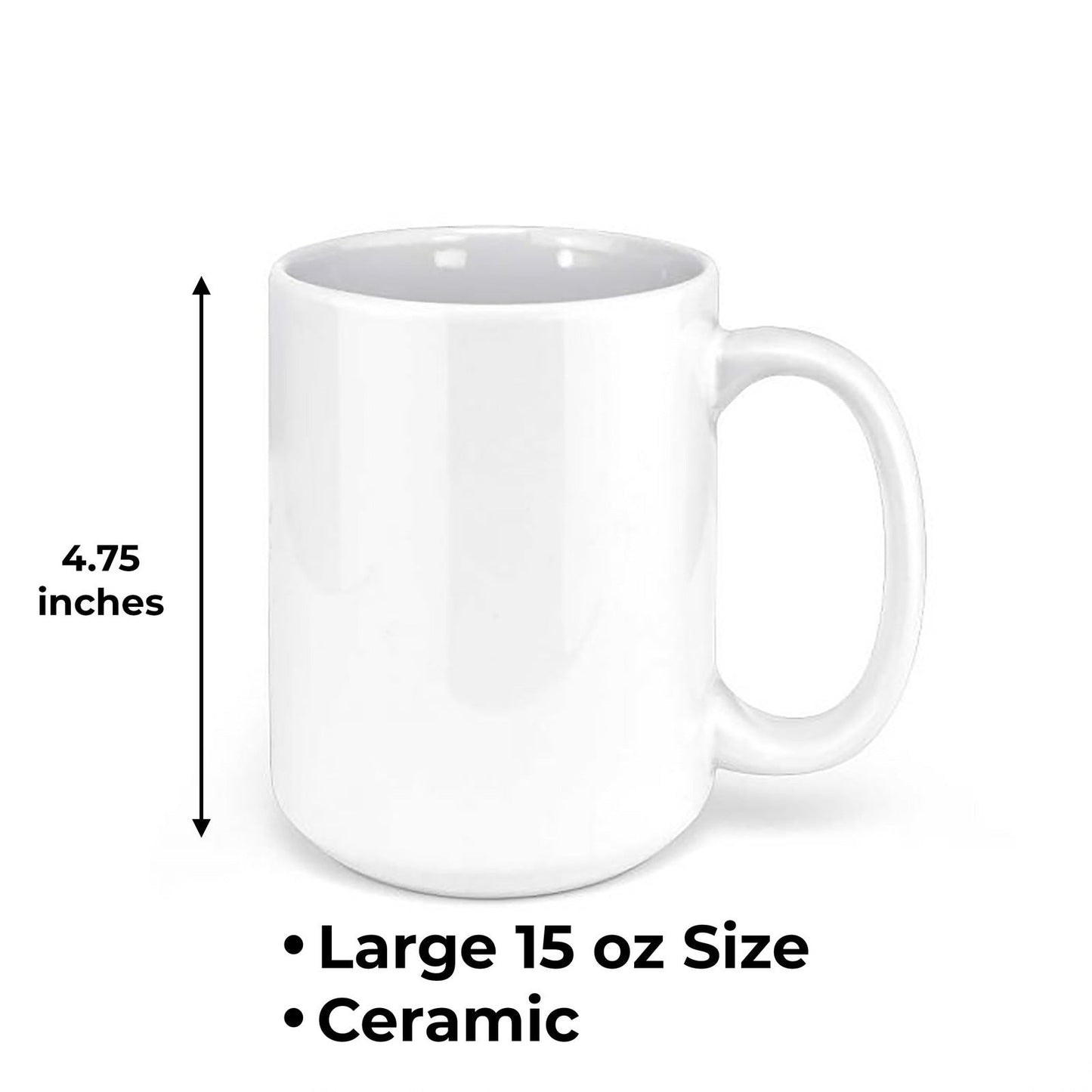 Pick Your Cute Dogs and Add Their Name - 15oz Ceramic Coffee Mug