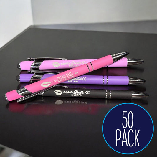 Bulk custom logo pens for small business branding and event giveaways