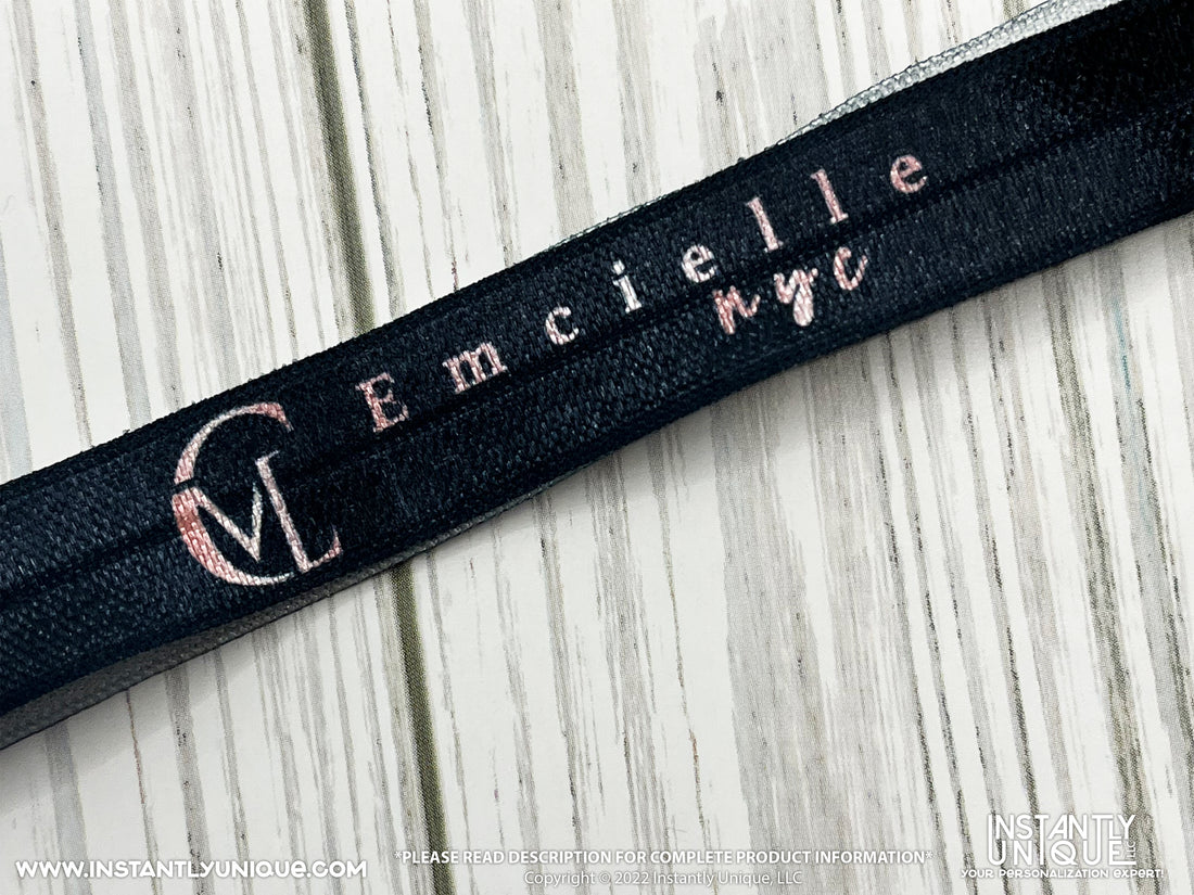 Custom Logo Elastic Hair Tie Bracelets
