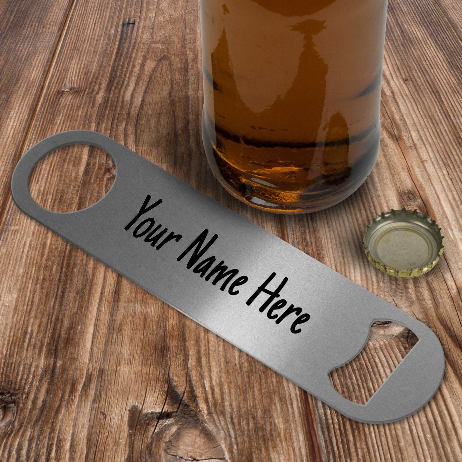 Add Your Name - Stainless Steel Bottle Opener