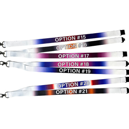 Add Your Name and Color Personalized Lanyard - Bulk Discounts Available