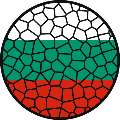 Stained Glass Effect Flag Ornament – Real Glass World Flag Christmas Ornament