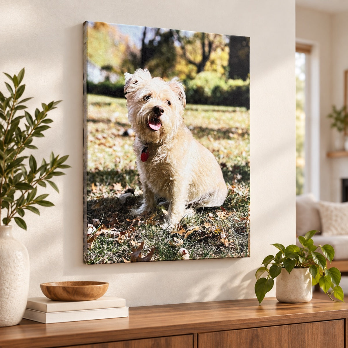 Custom 16x20 Photo Canvas Print - Personalized Stretched Canvas Wall Art