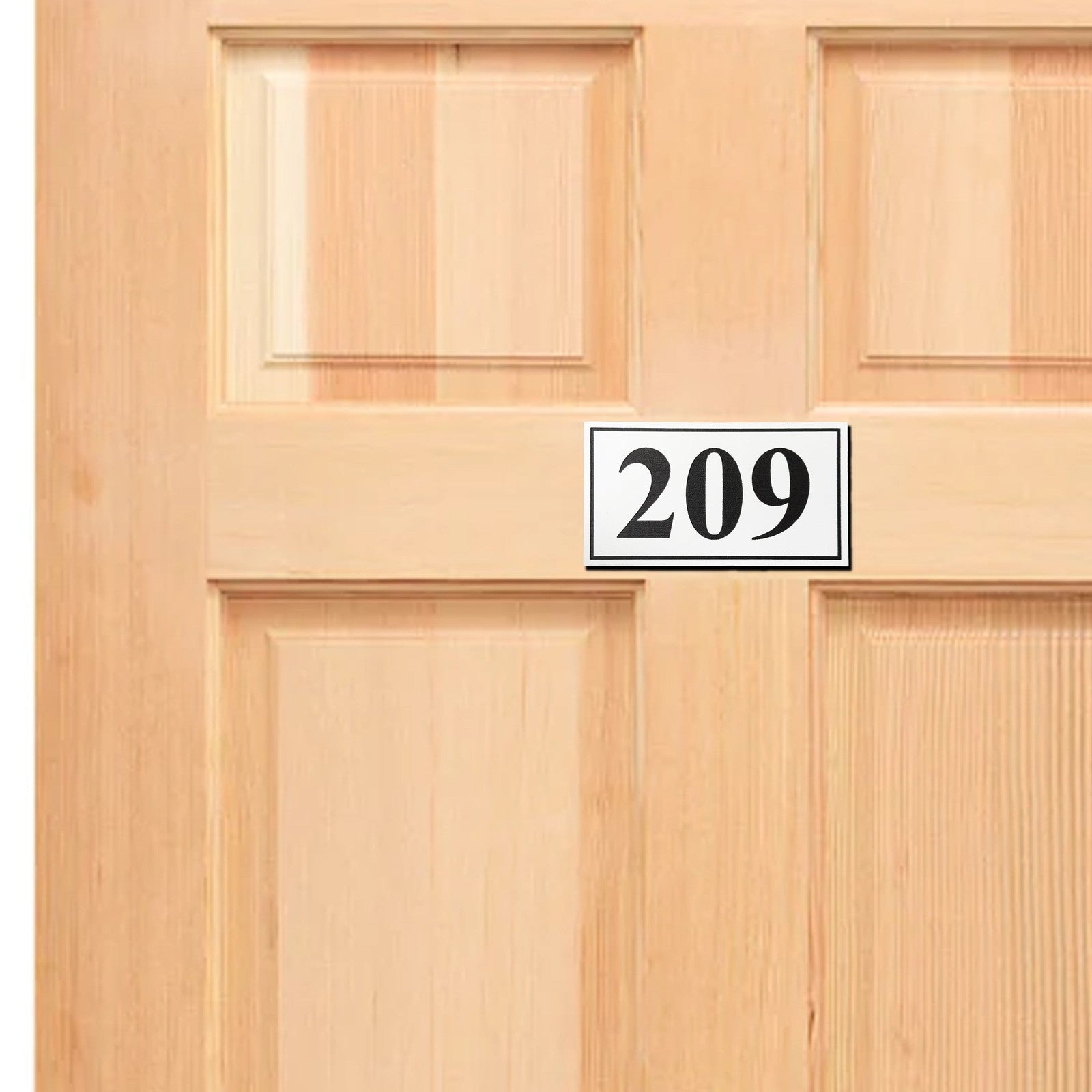 Custom Acrylic Engraved Room Number Sign – Durable Door and Wall Plaque for Offices, Hotels, Salons and More