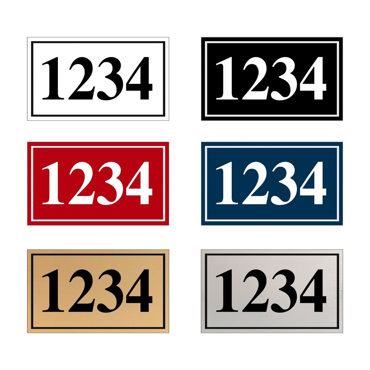 Custom Acrylic Engraved Room Number Sign – Durable Door and Wall Plaque for Offices, Hotels, Salons and More