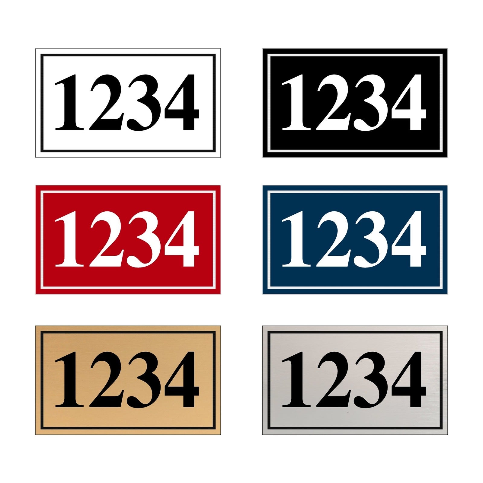 Custom Acrylic Engraved Room Number Sign – Durable Door and Wall Plaque for Offices, Hotels, Salons and More