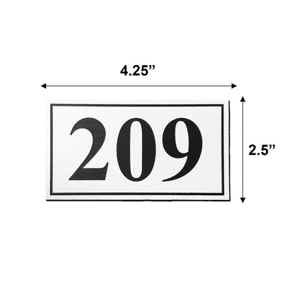 Custom Acrylic Engraved Room Number Sign – Durable Door and Wall Plaque for Offices, Hotels, Salons and More