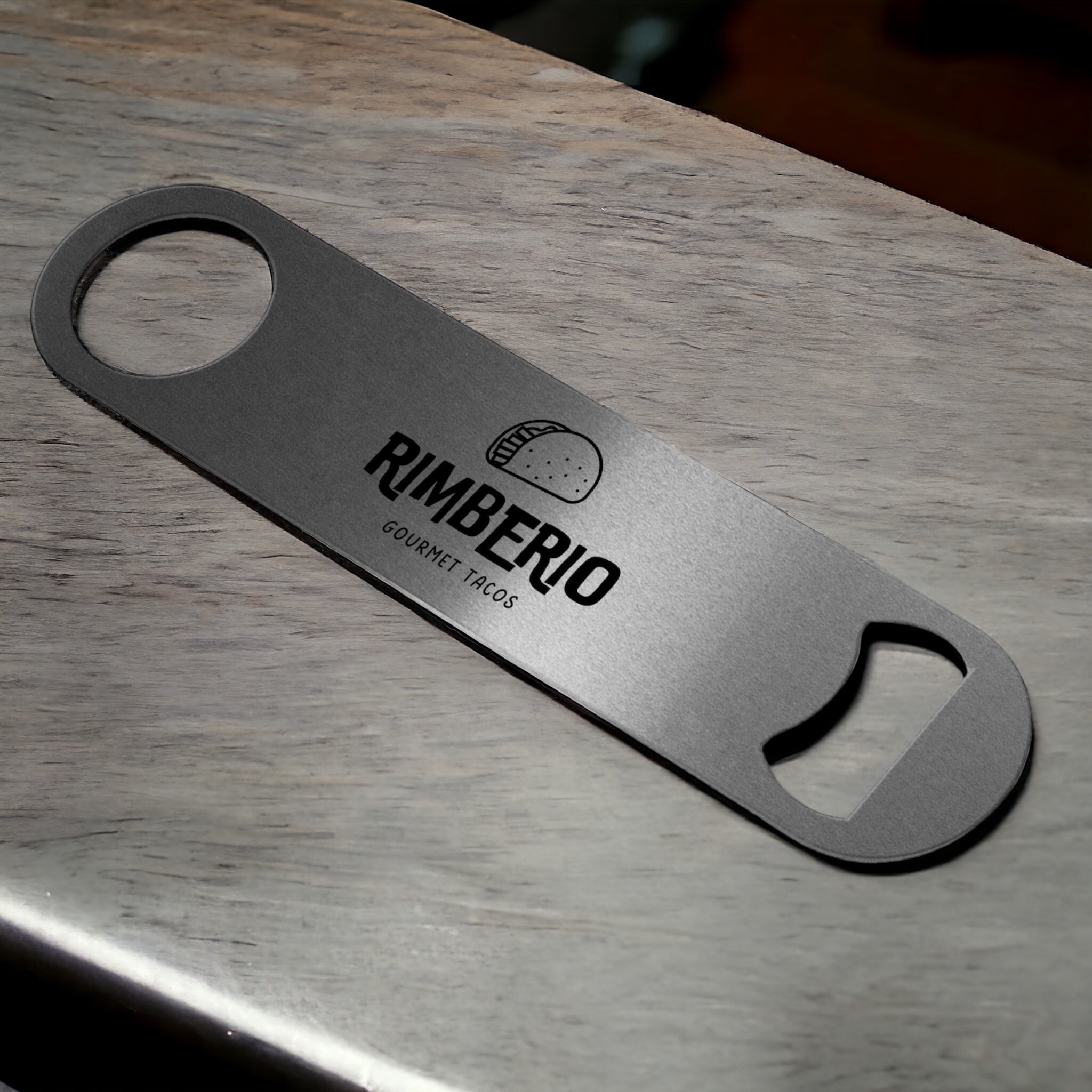 Custom Bar Key Bottle Opener with Business Logo for Bars and Restaurants - Bulk Discounts!