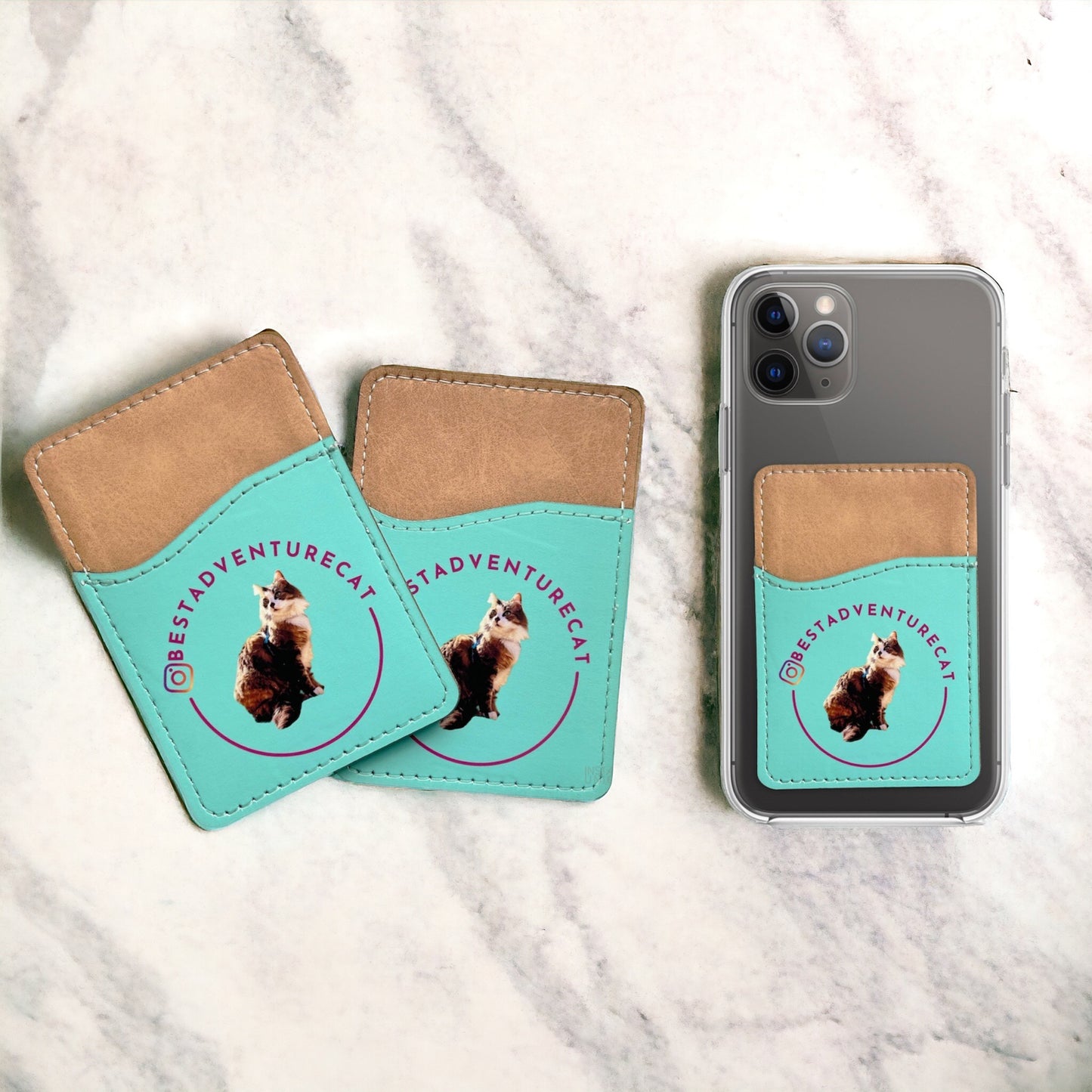 Custom Business Logo Stick On Phone Wallet Card Holder Custom Business Logo Stick On Phone Wallet Card Holder