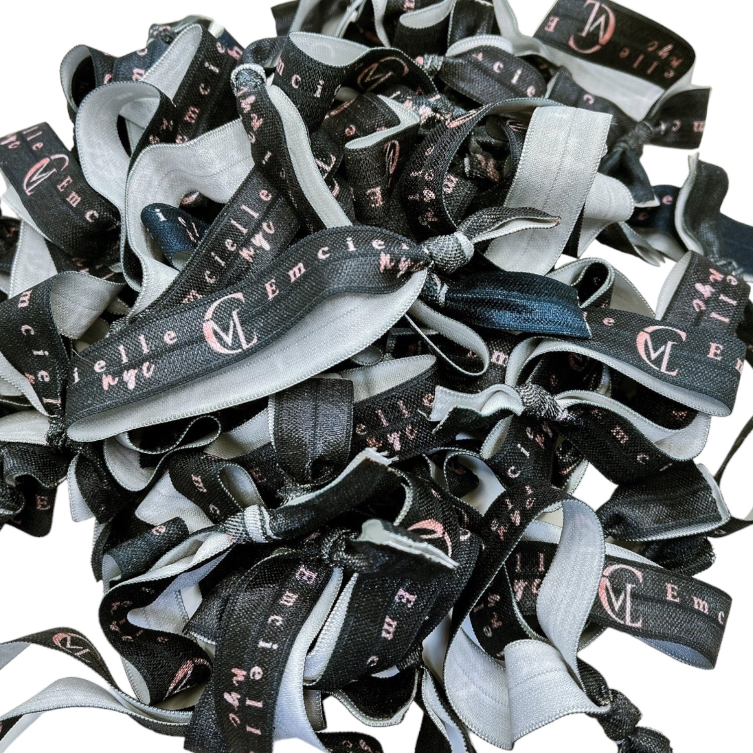 Custom Fitness Gym Promotional Hair Tie Bracelets - Add your logo and information - Bulk Discounts!