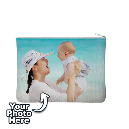 Custom Photo Collage Pencil Pouch or Makeup Bag