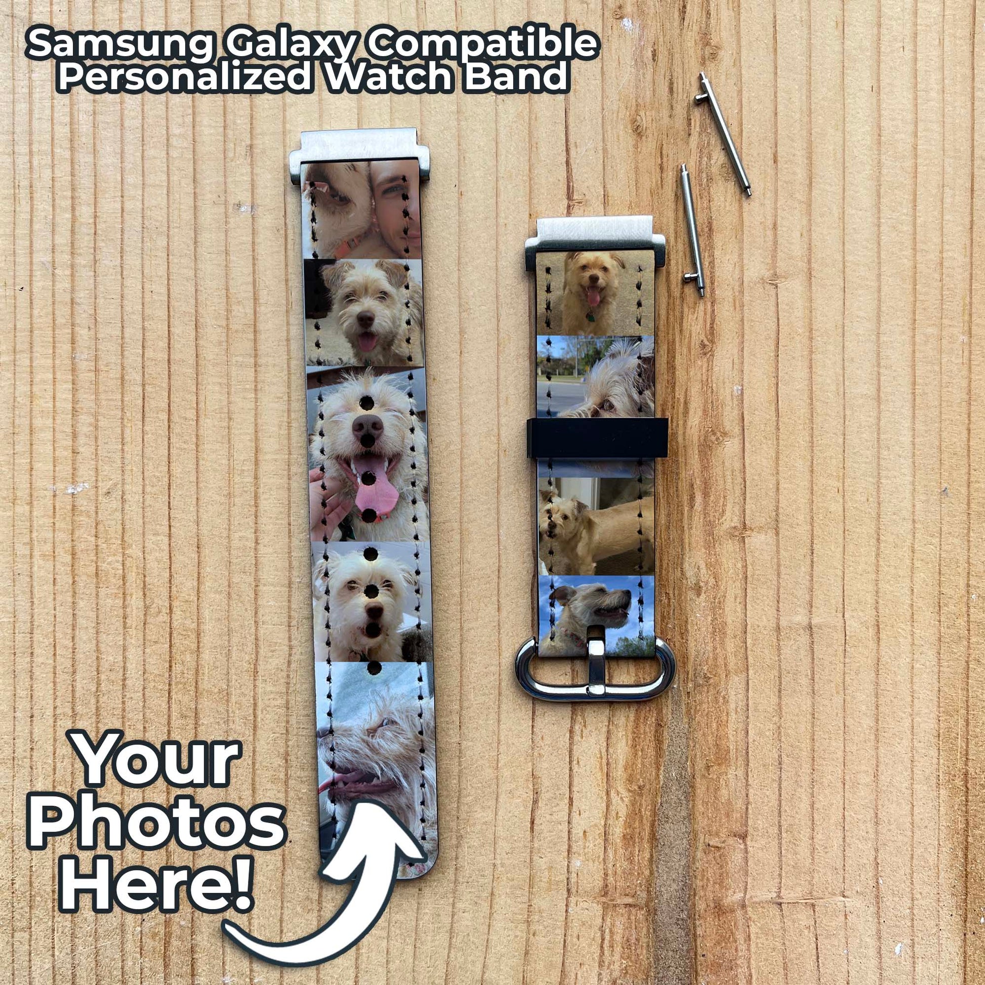 Custom Photo Collage Watch Band, Compatible with Samsung Galaxy Watch