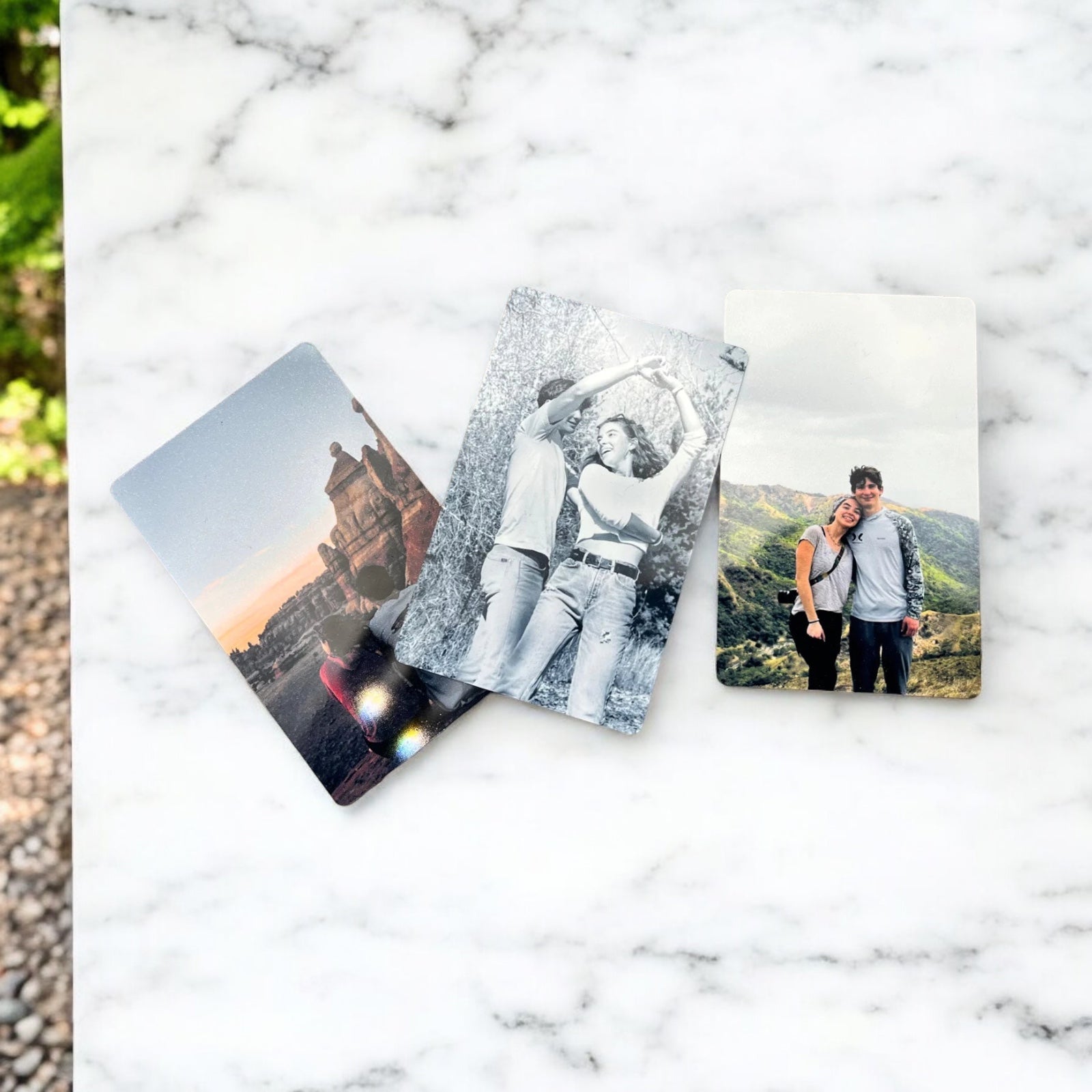 Custom Wallet Size Photo Cards - Made of Aluminum