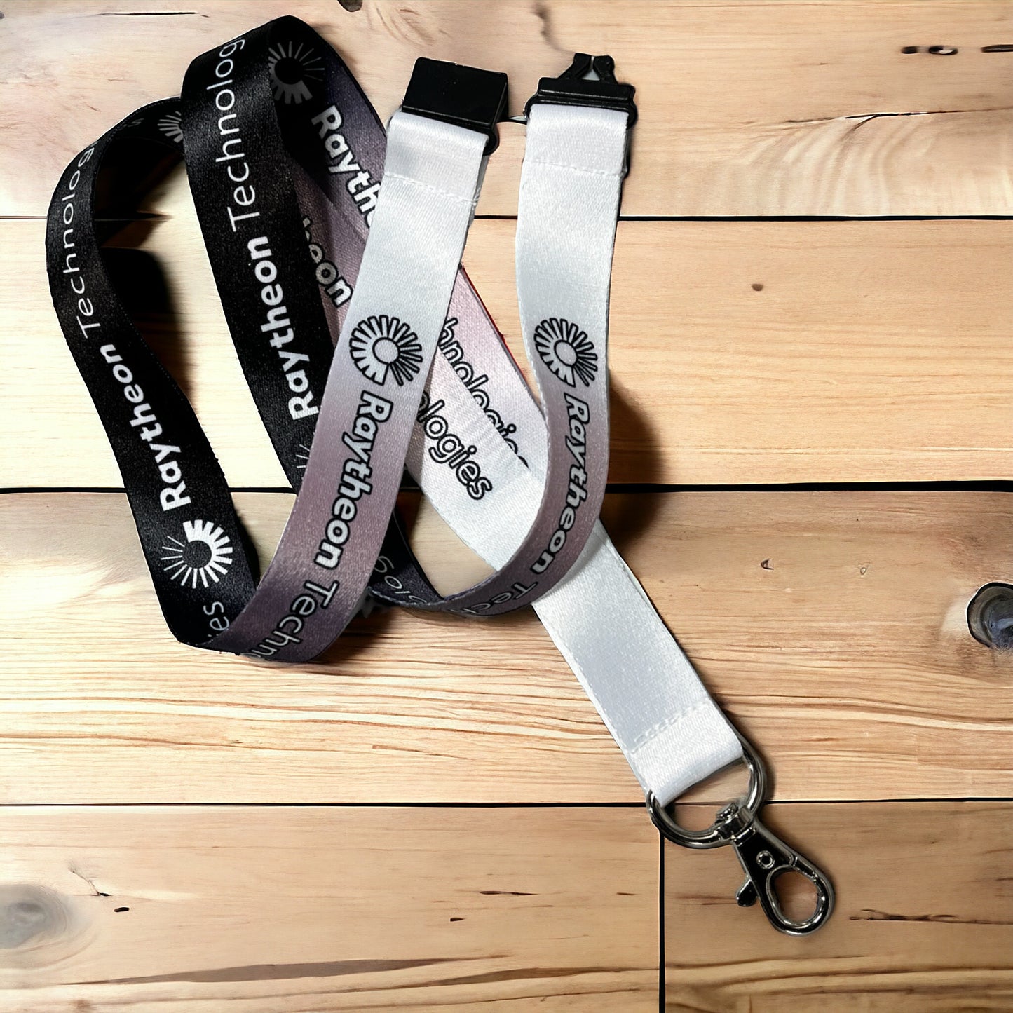 Customized Business Logo Promotional Event Lanyards - Personalized Convention Badge Holders - Bulk Discounts Available