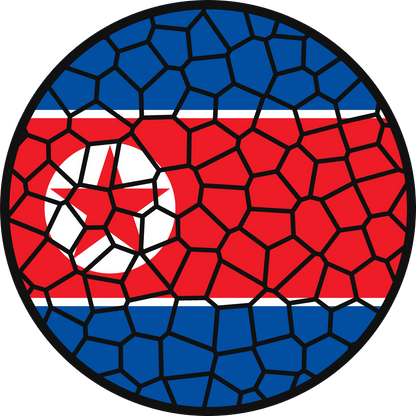 Stained Glass Effect Flag Ornament – Real Glass World Flag Christmas Ornament
