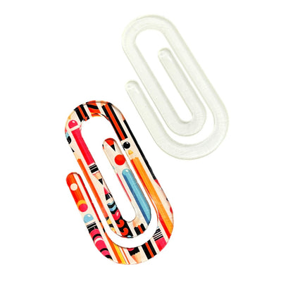 Jumbo Sublimation Acrylic Paper Clip Blank