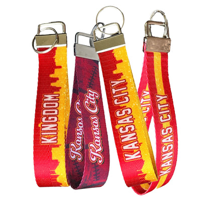 Kansas City Collection Nylon Key Fob Wristlet Keychain