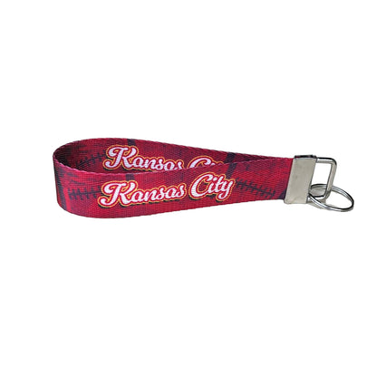 Kansas City Collection Nylon Key Fob Wristlet Keychain