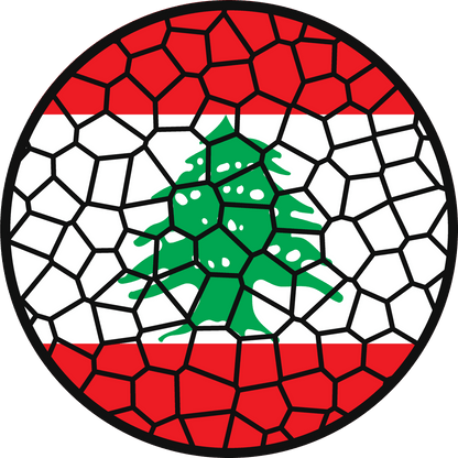 Stained Glass Effect Flag Ornament – Real Glass World Flag Christmas Ornament