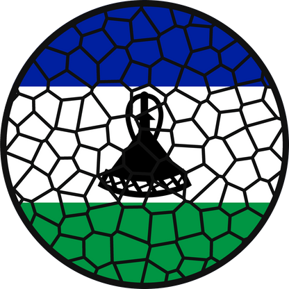 Stained Glass Effect Flag Ornament – Real Glass World Flag Christmas Ornament
