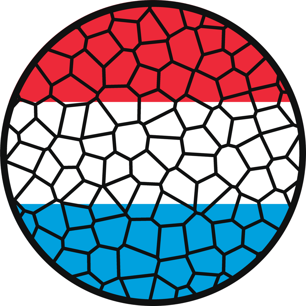 Stained Glass Effect Flag Ornament – Real Glass World Flag Christmas Ornament