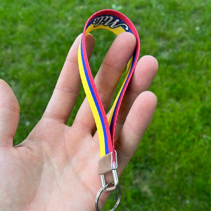 "Mila" Colombia Nylon Keychain Key Fob - Clearanced Extra Item
