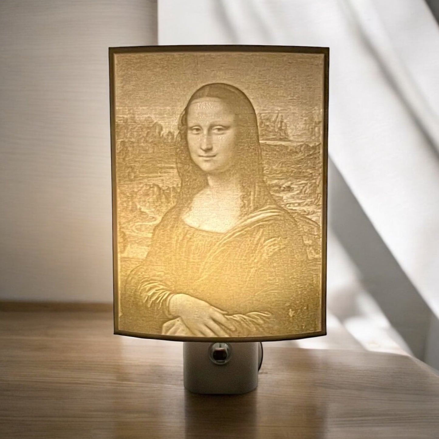 Mona Lisa - Leonardo da Vinci - 3D Printed Night Light