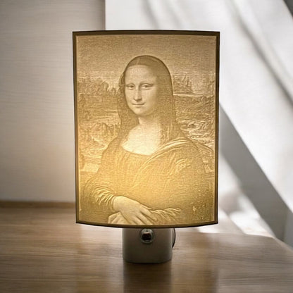 Mona Lisa - Leonardo da Vinci - 3D Printed Night Light