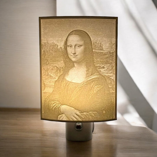 Mona Lisa - Leonardo da Vinci - 3D Printed Night Light